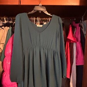 Eesome Teal Tunic Top